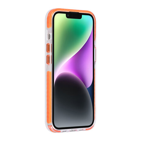 TUNIQ TUNIQ iPhone 14 Back cover case - neck cord - magsafe - Orange TUNIQ TUNIQ iPhone 14 Back cover case - neck cord - magsafe - Orange