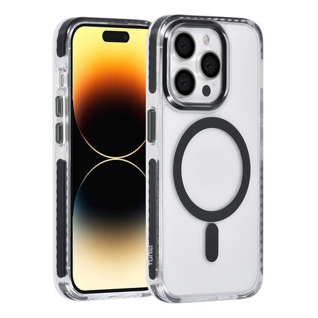 TUNIQ TUNIQ iPhone 14 Pro Back cover case - neck cord - magsafe - Black TUNIQ TUNIQ iPhone 14 Pro Back cover case - neck cord - magsafe - Black