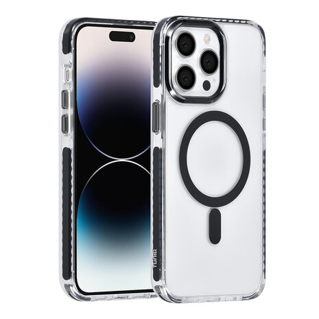 TUNIQ TUNIQ iPhone 14 Pro Max Back-Cover hul - neck cord - magsafe - Schwarz TUNIQ TUNIQ iPhone 14 Pro Max Back-Cover hul - neck cord - magsafe - Schwarz