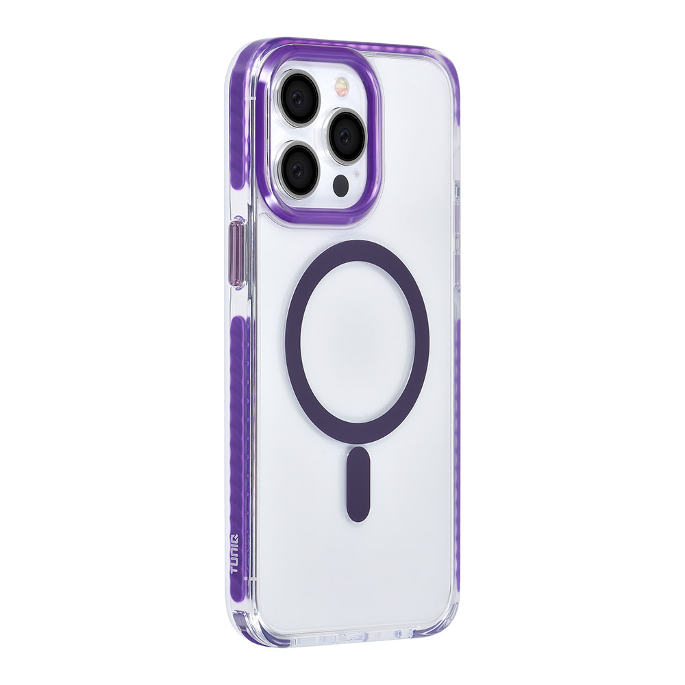 TUNIQ TUNIQ iPhone 14 Pro Max Backcover hoesje neck cord - magsafe - Paars, foto 3 van 6
