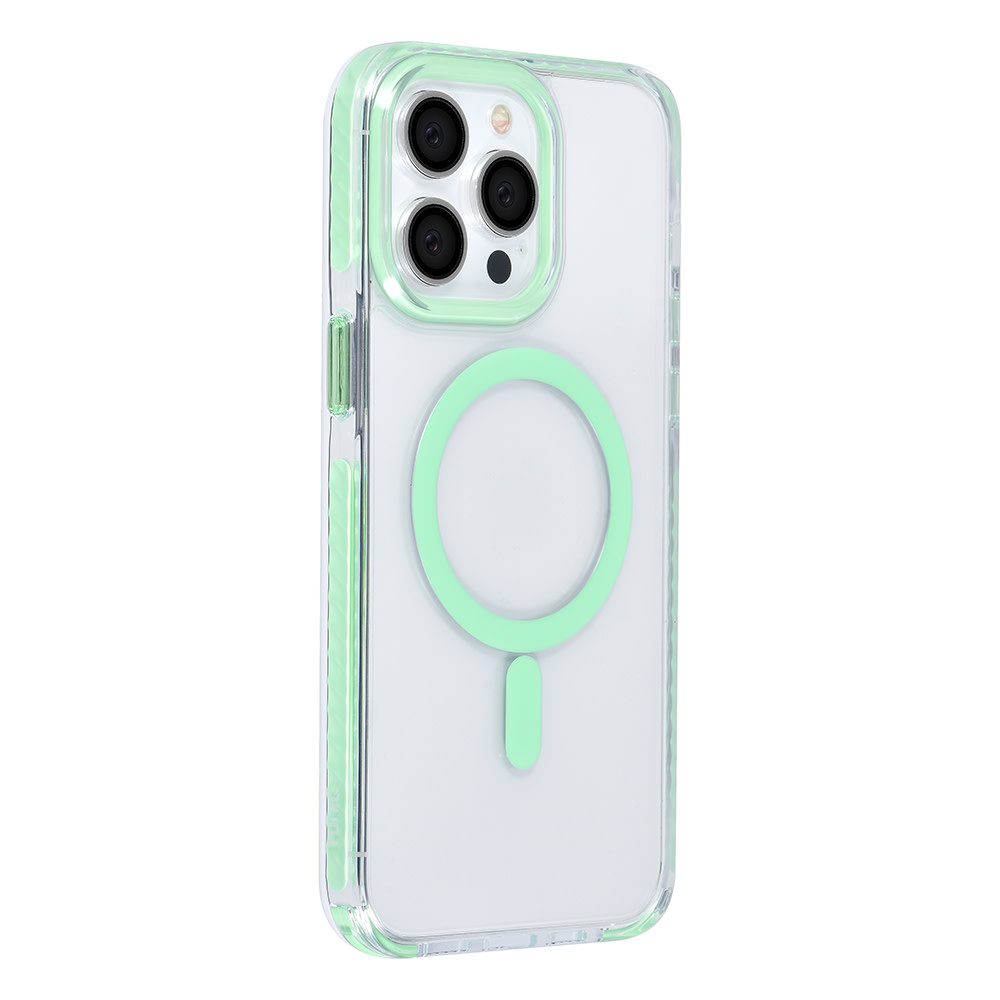 TUNIQ TUNIQ iPhone 14 Pro Max Backcover hoesje neck cord - magsafe - Groen, foto 4 van 6