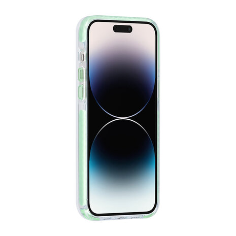 TUNIQ TUNIQ iPhone 14 Pro Max Backcover hoesje neck cord - magsafe - Groen TUNIQ TUNIQ iPhone 14 Pro Max Backcover hoesje neck cord - magsafe - Groen