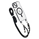 TUNIQ TUNIQ iPhone 15 Back cover case - neck cord - magsafe - Black TUNIQ TUNIQ iPhone 15 Back cover case - neck cord - magsafe - Black