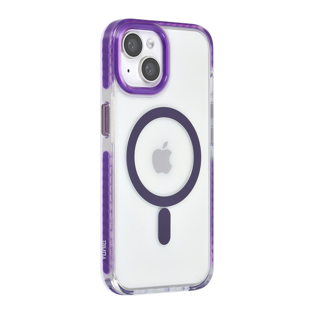 TUNIQ TUNIQ iPhone 15 Backcover hoesje neck cord - magsafe - Paars, foto 3 van 6