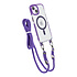 TUNIQ iPhone 15 Back-Cover hul - neck cord - magsafe - Lila TUNIQ iPhone 15 Back-Cover hul - neck cord - magsafe - Lila
