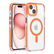 TUNIQ TUNIQ iPhone 15 Backcover hoesje neck cord - magsafe - Oranje TUNIQ TUNIQ iPhone 15 Backcover hoesje neck cord - magsafe - Oranje