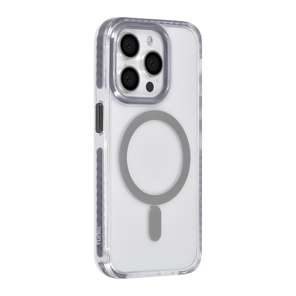 TUNIQ TUNIQ iPhone 15 Pro Backcover hoesje neck cord - magsafe - Grijs, foto 2 van 6
