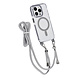 TUNIQ TUNIQ iPhone 15 Pro Backcover hoesje neck cord - magsafe - Grijs TUNIQ TUNIQ iPhone 15 Pro Backcover hoesje neck cord - magsafe - Grijs
