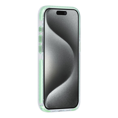 TUNIQ TUNIQ iPhone 15 Pro Back cover case - neck cord - magsafe - Green TUNIQ TUNIQ iPhone 15 Pro Back cover case - neck cord - magsafe - Green