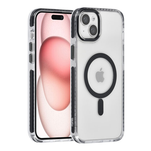 TUNIQ TUNIQ iPhone 15 Plus Back cover case - neck cord - magsafe - Black