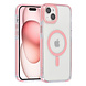 TUNIQ TUNIQ iPhone 15 Plus Back cover case - neck cord - magsafe - Pink TUNIQ TUNIQ iPhone 15 Plus Back cover case - neck cord - magsafe - Pink