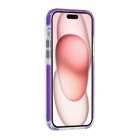 TUNIQ TUNIQ iPhone 15 Plus Back-Cover hul - neck cord - magsafe - Lila TUNIQ TUNIQ iPhone 15 Plus Back-Cover hul - neck cord - magsafe - Lila