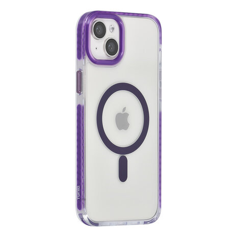 TUNIQ TUNIQ iPhone 15 Plus Back-Cover hul - neck cord - magsafe - Lila TUNIQ TUNIQ iPhone 15 Plus Back-Cover hul - neck cord - magsafe - Lila