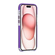 TUNIQ TUNIQ iPhone 15 Plus Back cover case - neck cord - magsafe - Purple TUNIQ TUNIQ iPhone 15 Plus Back cover case - neck cord - magsafe - Purple