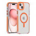 TUNIQ TUNIQ iPhone 15 Plus Back cover case - neck cord - magsafe - Orange