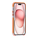 TUNIQ TUNIQ iPhone 15 Plus Back cover case - neck cord - magsafe - Orange TUNIQ TUNIQ iPhone 15 Plus Back cover case - neck cord - magsafe - Orange