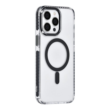 TUNIQ TUNIQ iPhone 15 Pro Max Back cover case - neck cord - magsafe - Black TUNIQ TUNIQ iPhone 15 Pro Max Back cover case - neck cord - magsafe - Black