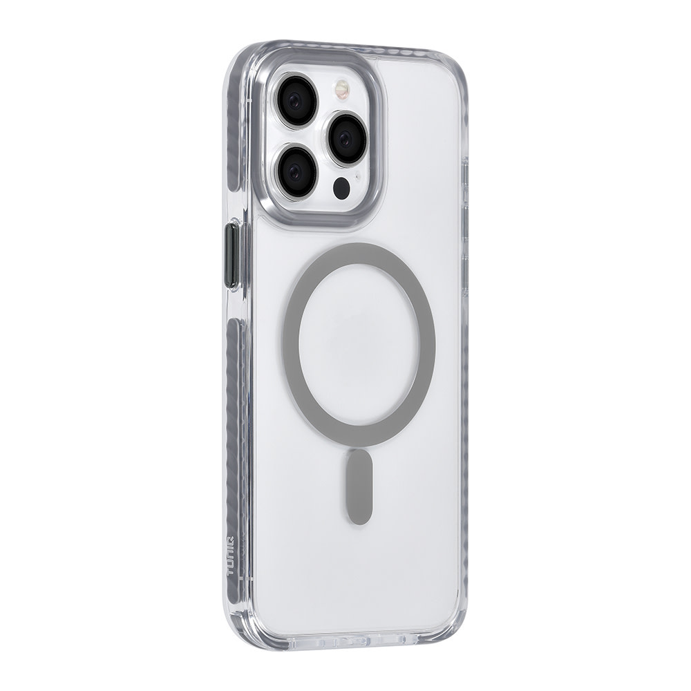 TUNIQ TUNIQ iPhone 15 Pro Max Backcover hoesje neck cord - magsafe - Grijs, foto 3 van 6