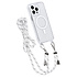 TUNIQ iPhone 15 Pro Max Back cover case - neck cord - magsafe - White TUNIQ iPhone 15 Pro Max Back cover case - neck cord - magsafe - White