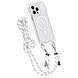 TUNIQ TUNIQ iPhone 15 Pro Max Backcover hoesje neck cord - magsafe - Wit TUNIQ TUNIQ iPhone 15 Pro Max Backcover hoesje neck cord - magsafe - Wit