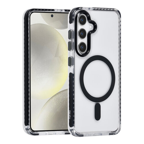 TUNIQ TUNIQ Galaxy S24 Back-Cover hul - neck cord - magsafe - Schwarz