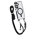 TUNIQ TUNIQ Galaxy S24 Back-Cover hul - neck cord - magsafe - Schwarz