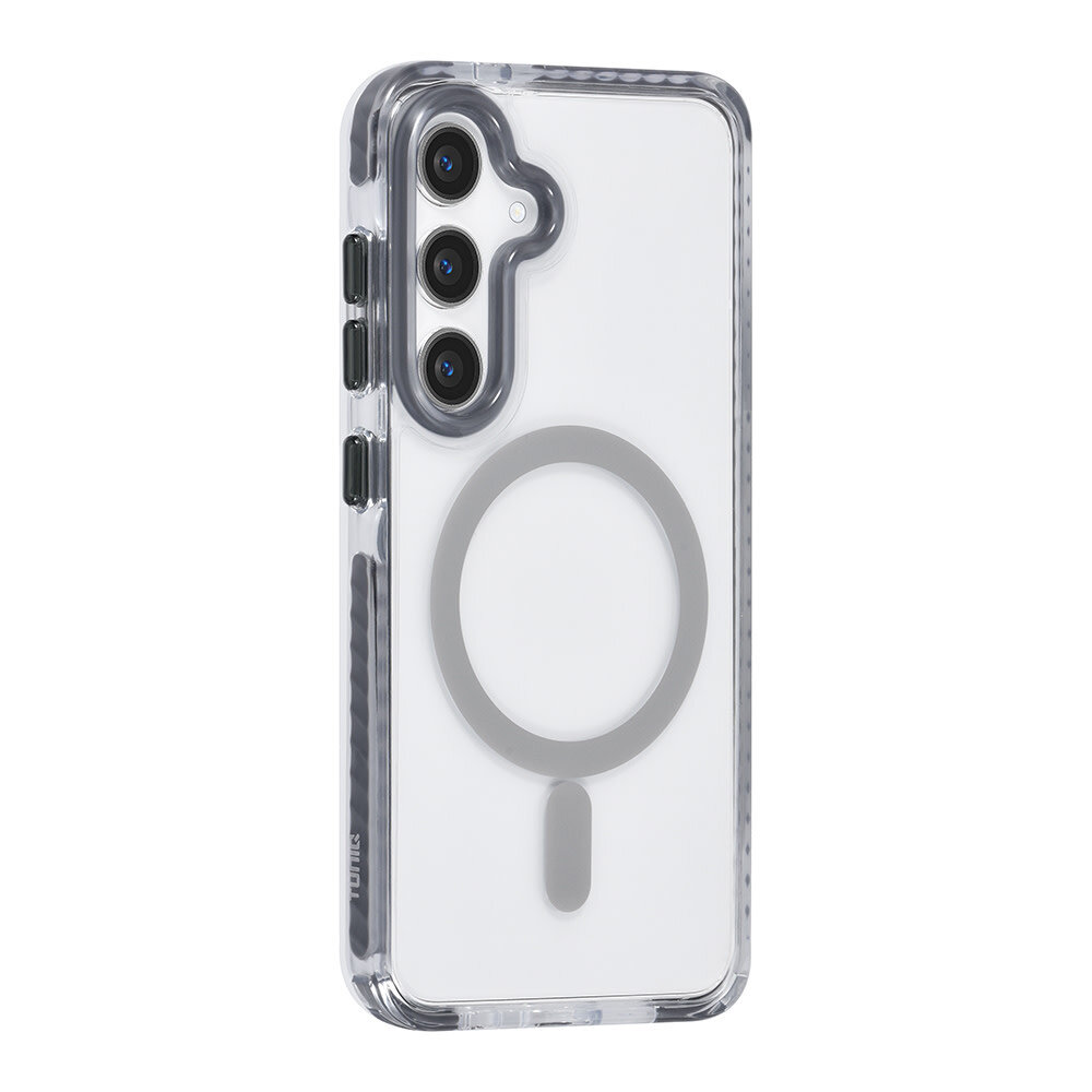 TUNIQ TUNIQ Galaxy S24 Back cover case - neck cord - magsafe - Grey TUNIQ TUNIQ Galaxy S24 Back cover case - neck cord - magsafe - Grey