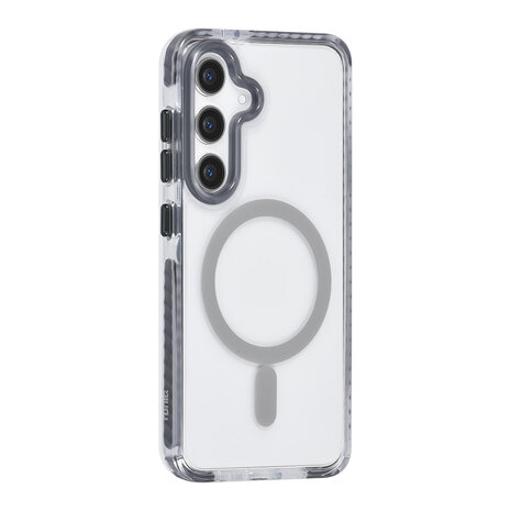 TUNIQ TUNIQ Galaxy S24 Back cover case - neck cord - magsafe - Grey TUNIQ TUNIQ Galaxy S24 Back cover case - neck cord - magsafe - Grey