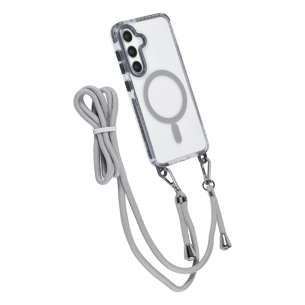 TUNIQ TUNIQ Galaxy S24 Backcover hoesje neck cord - magsafe - Grijs, foto 6 van 6