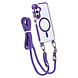 TUNIQ TUNIQ Galaxy S24 Back cover coque neck cord - magsafe - Violet TUNIQ TUNIQ Galaxy S24 Back cover coque neck cord - magsafe - Violet