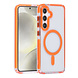 TUNIQ TUNIQ Galaxy S24 Back cover coque neck cord - magsafe - Orange TUNIQ TUNIQ Galaxy S24 Back cover coque neck cord - magsafe - Orange