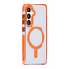 TUNIQ TUNIQ Galaxy S24 Back cover case - neck cord - magsafe - Orange TUNIQ TUNIQ Galaxy S24 Back cover case - neck cord - magsafe - Orange