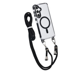 TUNIQ TUNIQ Galaxy S24 Plus Back-Cover hul - neck cord - magsafe - Schwarz TUNIQ TUNIQ Galaxy S24 Plus Back-Cover hul - neck cord - magsafe - Schwarz