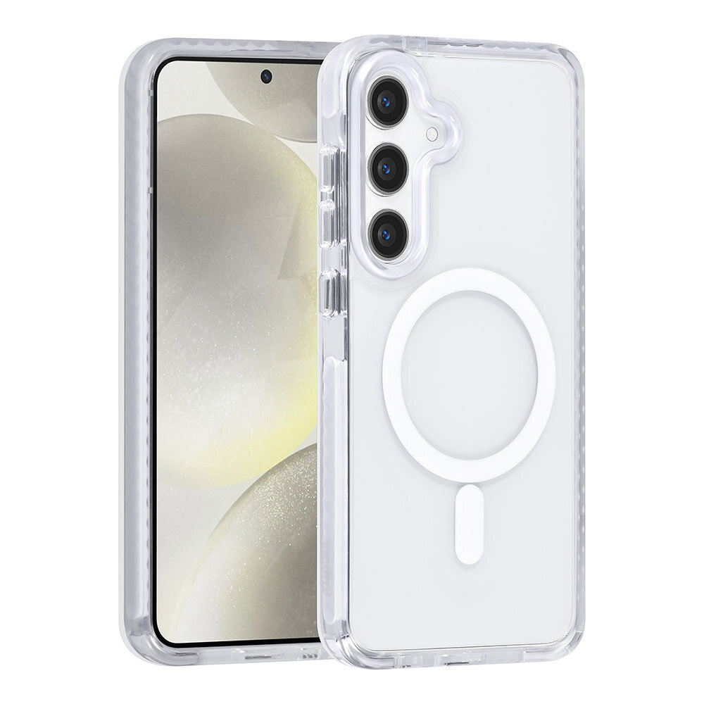 TUNIQ TUNIQ Galaxy S24 Plus Back-Cover hul - neck cord - magsafe - Weiß TUNIQ TUNIQ Galaxy S24 Plus Back-Cover hul - neck cord - magsafe - Weiß