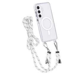 TUNIQ TUNIQ Galaxy S24 Plus Back-Cover hul - neck cord - magsafe - Weiß TUNIQ TUNIQ Galaxy S24 Plus Back-Cover hul - neck cord - magsafe - Weiß