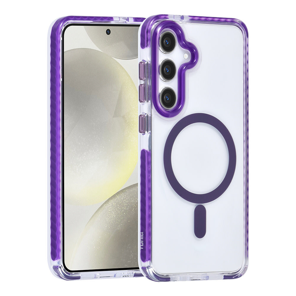 TUNIQ TUNIQ Galaxy S24 Plus Back cover coque neck cord - magsafe - Violet TUNIQ TUNIQ Galaxy S24 Plus Back cover coque neck cord - magsafe - Violet