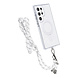 TUNIQ TUNIQ Galaxy S24 Ultra Backcover hoesje neck cord - magsafe - Wit TUNIQ TUNIQ Galaxy S24 Ultra Backcover hoesje neck cord - magsafe - Wit
