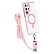 TUNIQ TUNIQ Galaxy S24 Ultra Backcover hoesje neck cord - magsafe - Roze TUNIQ TUNIQ Galaxy S24 Ultra Backcover hoesje neck cord - magsafe - Roze