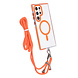 TUNIQ TUNIQ Galaxy S24 Ultra Backcover hoesje neck cord - magsafe - Oranje TUNIQ TUNIQ Galaxy S24 Ultra Backcover hoesje neck cord - magsafe - Oranje