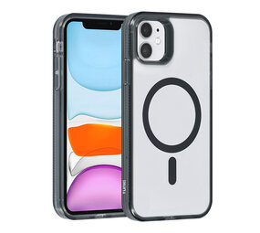 TUNIQ TUNIQ iPhone 11 Backcover hoesje Magsafe silicone - Zwart TUNIQ TUNIQ iPhone 11 Backcover hoesje Magsafe silicone - Zwart