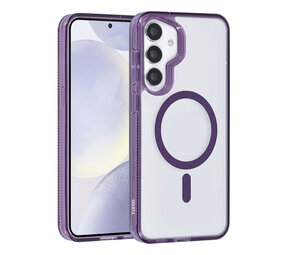 TUNIQ TUNIQ Galaxy S24 Plus Back cover case - Magsafe silicone - Purple TUNIQ TUNIQ Galaxy S24 Plus Back cover case - Magsafe silicone - Purple