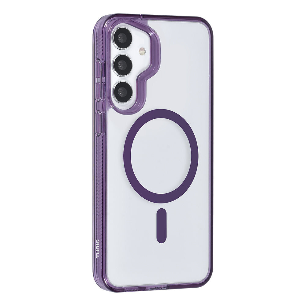 TUNIQ TUNIQ Galaxy S24 Plus Back cover case - Magsafe silicone - Purple TUNIQ TUNIQ Galaxy S24 Plus Back cover case - Magsafe silicone - Purple