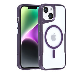 TUNIQ TUNIQ iPhone 14 Back-Cover hul - Magsafe silicone - Lila TUNIQ TUNIQ iPhone 14 Back-Cover hul - Magsafe silicone - Lila