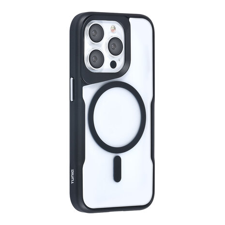 TUNIQ TUNIQ iPhone 14 Pro Back cover case - Magsafe silicone - Black TUNIQ TUNIQ iPhone 14 Pro Back cover case - Magsafe silicone - Black