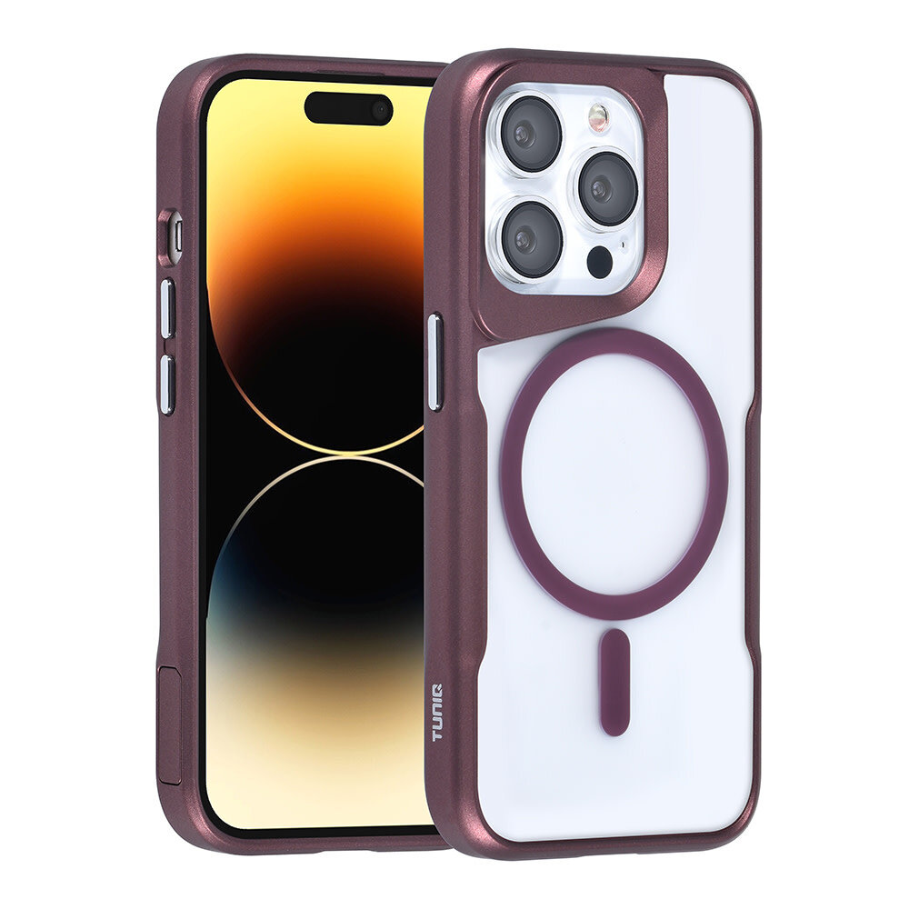 TUNIQ TUNIQ iPhone 14 Pro Back cover coque Magsafe silicone - Rouge TUNIQ TUNIQ iPhone 14 Pro Back cover coque Magsafe silicone - Rouge