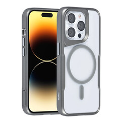 TUNIQ iPhone 14 Pro Back cover case - Magsafe silicone - Grey