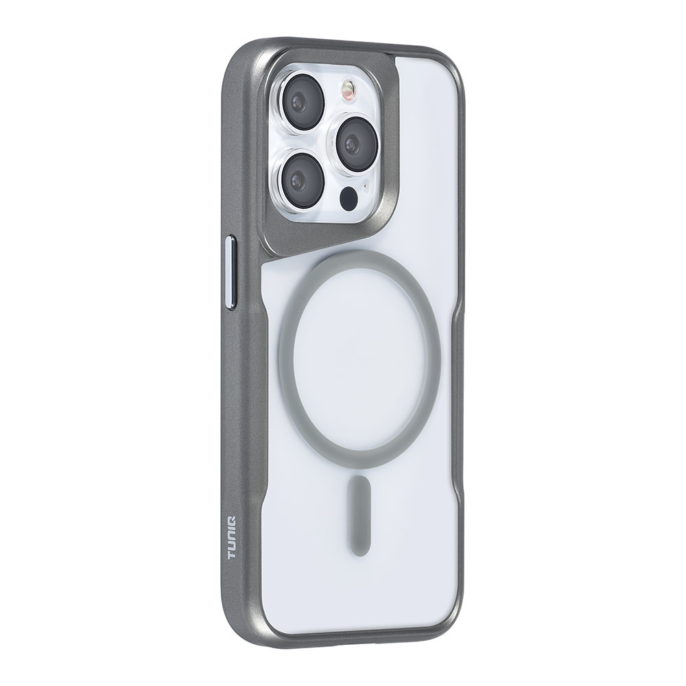 TUNIQ TUNIQ iPhone 14 Pro Backcover hoesje Magsafe silicone - Grijs, foto 3 van 6