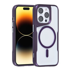 TUNIQ iPhone 14 Pro Back cover coque Magsafe silicone - Violet