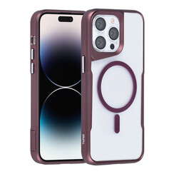 TUNIQ iPhone 14 Pro Max Back-Cover hul - Magsafe silicone - Rot