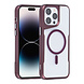 TUNIQ TUNIQ iPhone 14 Pro Max Back cover case - Magsafe silicone - Red TUNIQ TUNIQ iPhone 14 Pro Max Back cover case - Magsafe silicone - Red